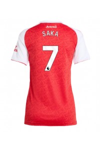 Arsenal Bukayo Saka #7 Voetbaltruitje Thuis tenue Dames 2025-26 Korte Mouw